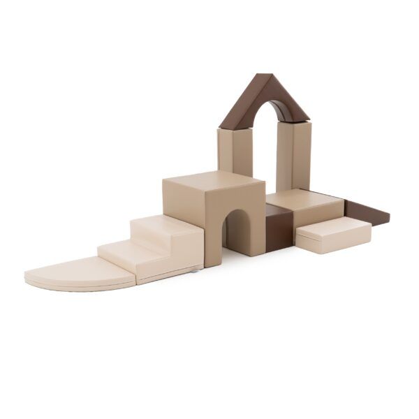 Soft Play 10 Foam Block Set - Chocolate Factory Creativity - Image 3