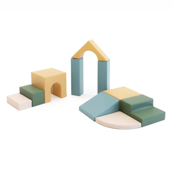Soft Play 10 Foam Block Set - Pastel Sea Creativity - Image 2