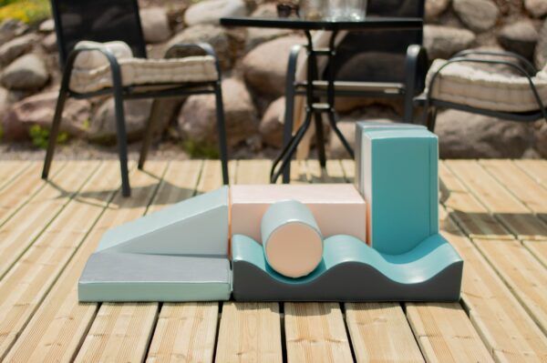 Soft Play 7 Foam Block Set - Light Pastel Discoverer - Image 2