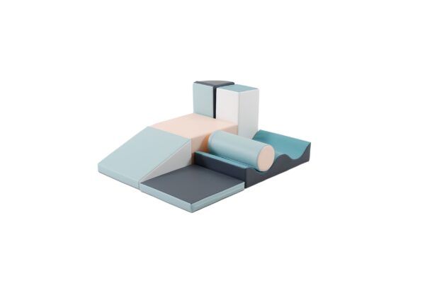 Soft Play 7 Foam Block Set - Light Pastel Discoverer - Image 7