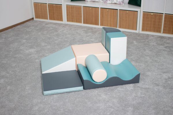 Soft Play 7 Foam Block Set - Light Pastel Discoverer - Image 6