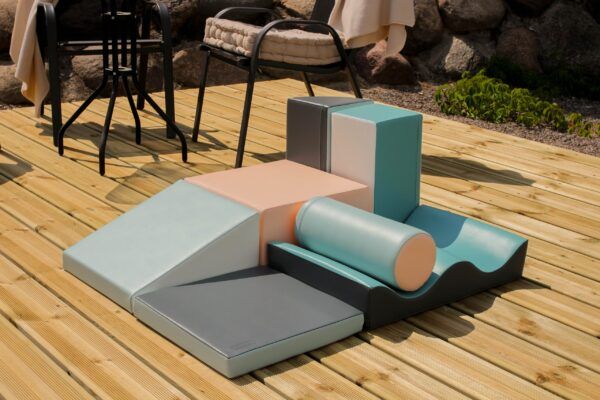 Soft Play 7 Foam Block Set - Light Pastel Discoverer - Image 4