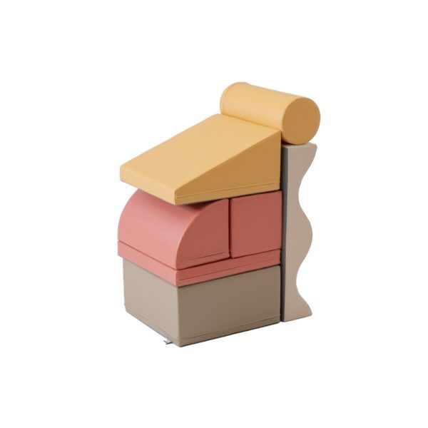 Soft Play 7 Foam Block Set - Pastel Pink Discoverer - Image 11