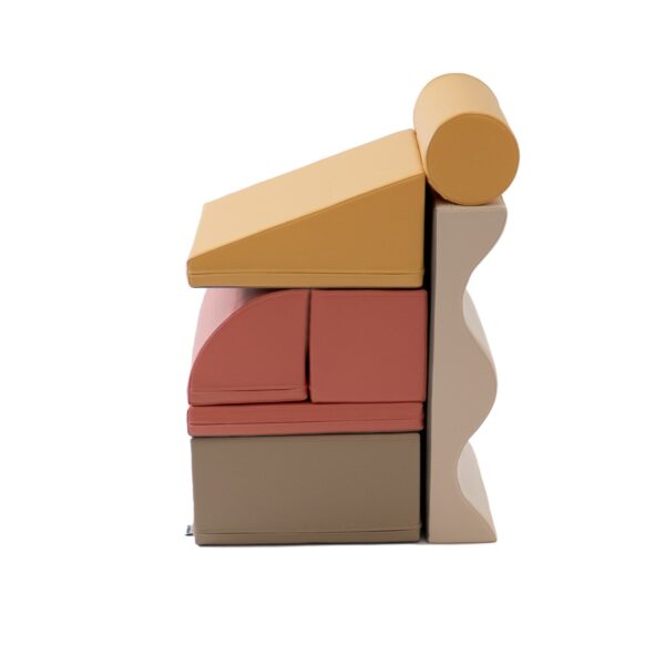 Soft Play 7 Foam Block Set - Pastel Pink Discoverer - Image 3