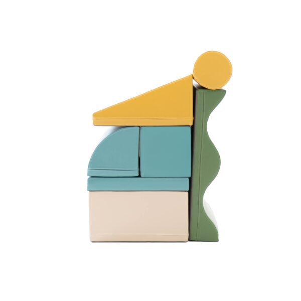 Soft Play 7 Foam Block Set - Pastel Turquoise Discoverer - Image 9