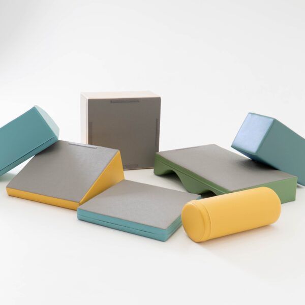 Soft Play 7 Foam Block Set - Pastel Turquoise Discoverer - Image 6