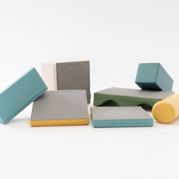 Soft Play 7 Foam Block Set - Pastel Turquoise Discoverer - Image 7
