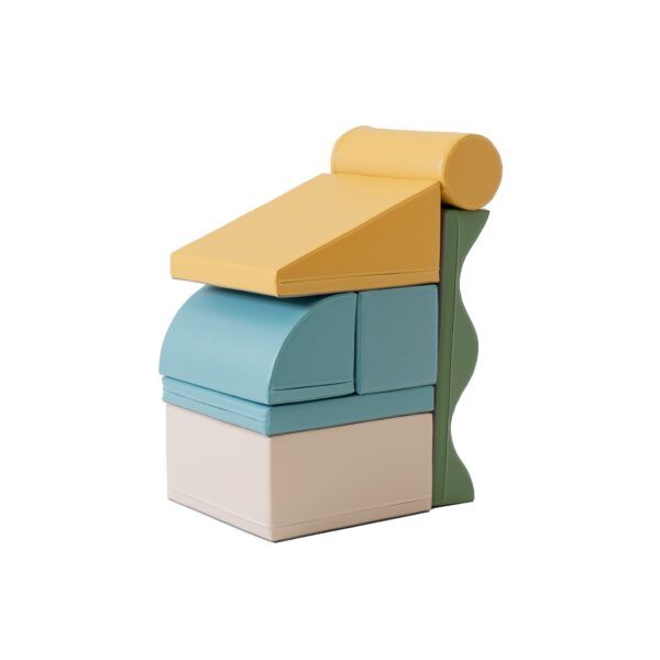 Soft Play 7 Foam Block Set - Pastel Turquoise Discoverer - Image 5