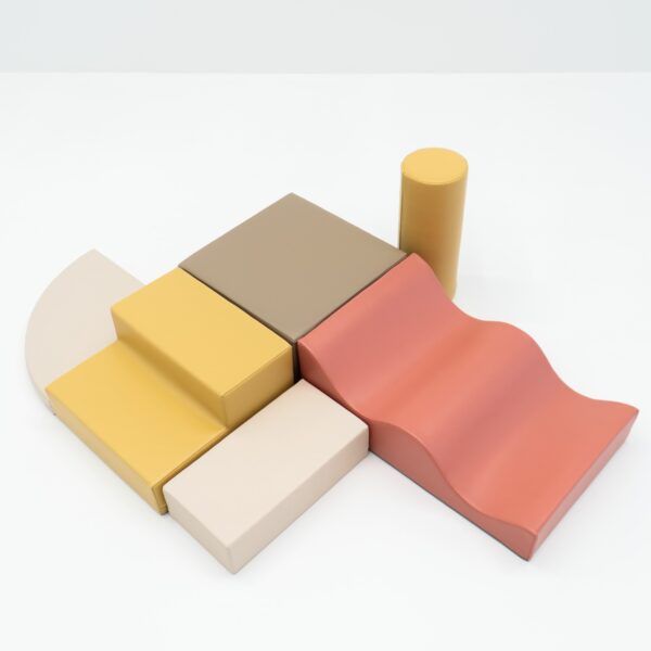 Soft Play 6 Foam Block Set - Pastel Pink Explorer - Image 18