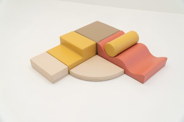 Soft Play 6 Foam Block Set - Pastel Pink Explorer - Image 7