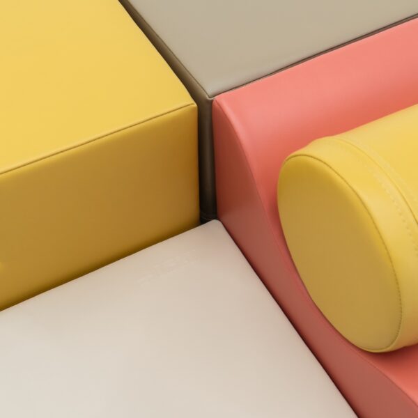 Soft Play 6 Foam Block Set - Pastel Pink Explorer - Image 15