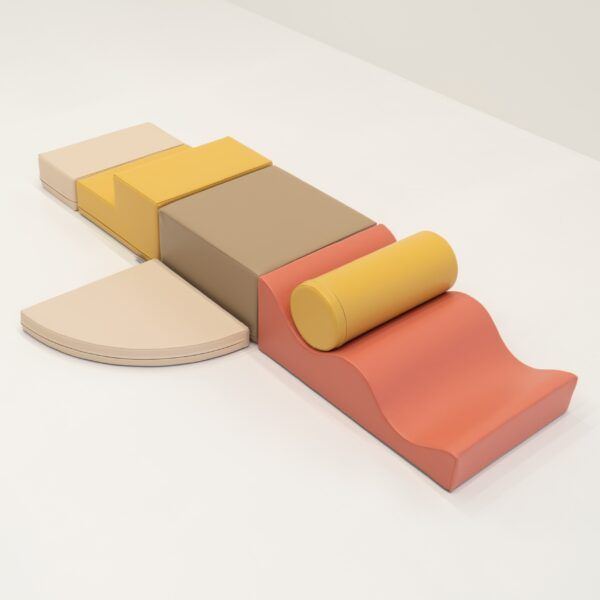 Soft Play 6 Foam Block Set - Pastel Pink Explorer - Image 13