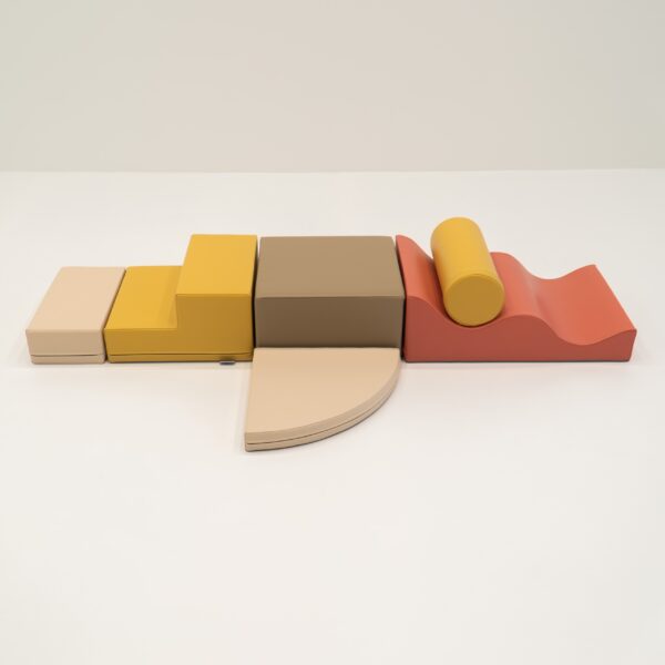 Soft Play 6 Foam Block Set - Pastel Pink Explorer - Image 12