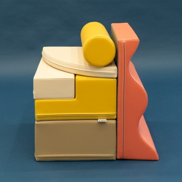 Soft Play 6 Foam Block Set - Pastel Pink Explorer - Image 25