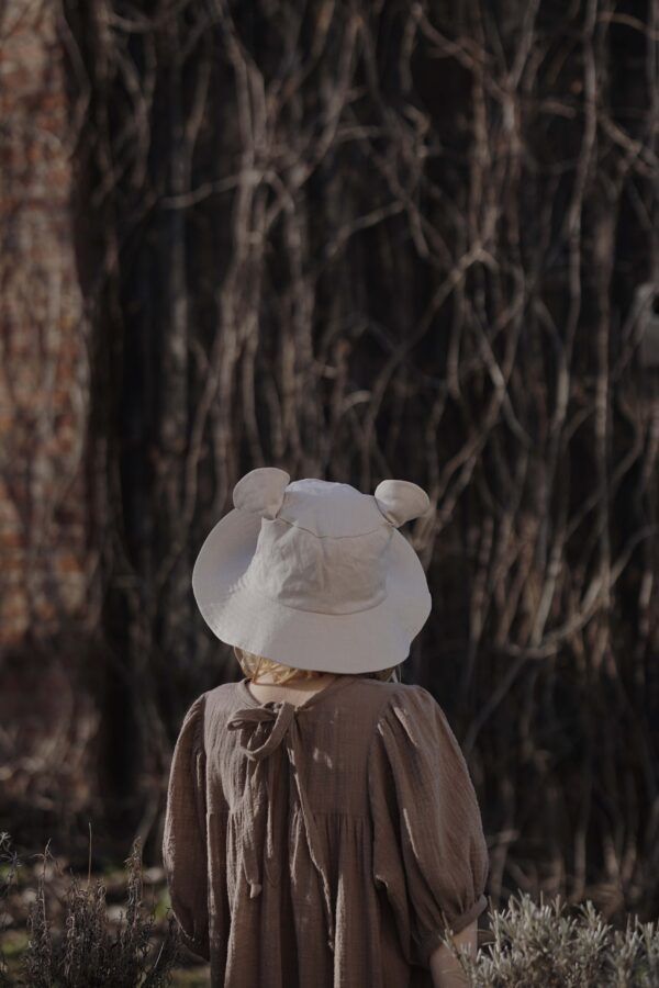 Kids Hat with Ears - Beige - Image 6