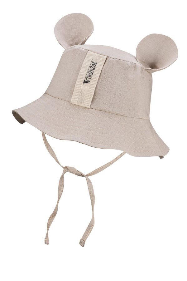 Kids Hat with Ears - Beige - Image 2