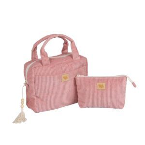 Make-Up Taschen Set 2-teilig - Babyrosa