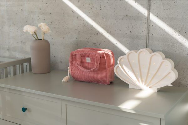 Große Kulturtasche – Koralle – Bild 8