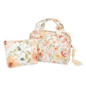 Make-up-Taschen-Set 2er-Set - Flower Power