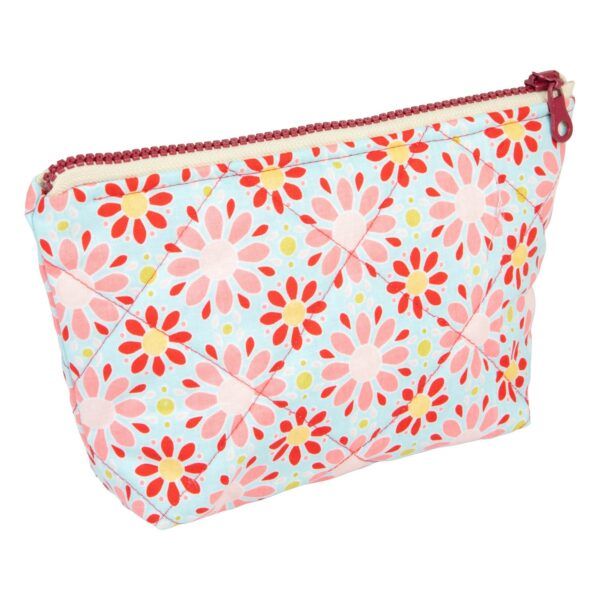 Kulturtaschen-Set (2er-Set) – Rote Blumen – Bild 8
