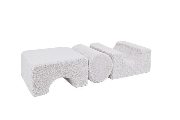 MeowBaby® Bearly Shape Set with 3 Elements - White