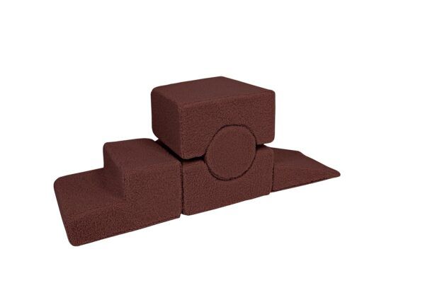 MeowBaby® Bearly Shape Set with 5 Elements - Brown - Image 2