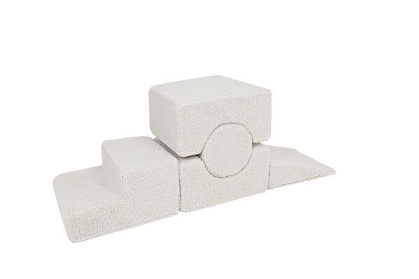 MeowBaby® Bearly Shape Set with 5 Elements - Ecru - Image 2
