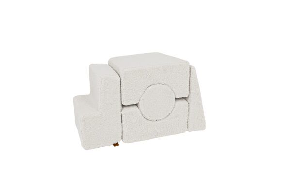MeowBaby® Bearly Shape Set with 5 Elements - Ecru