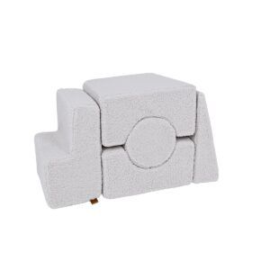 MeowBaby® Bearly Shape Set with 5 Elements - White