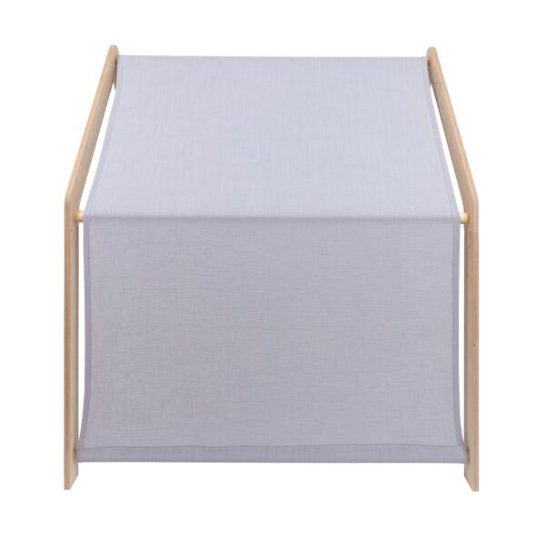 MeowBaby® Weißes Holzhaus für Kinder – Blaues Dach – Bild 5