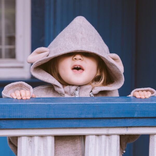 Merino Wool Car Poncho For Kids - Lamb - Image 2