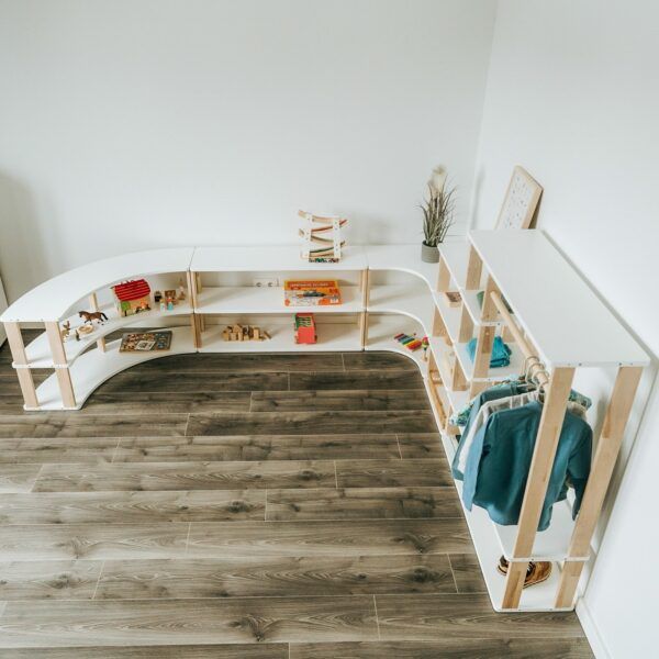Modular Montessori Shelf Arch - 3 Shelves - Image 6