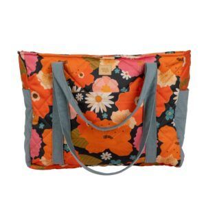 Mama / Weekender Tasche - Picknick mit Blumen