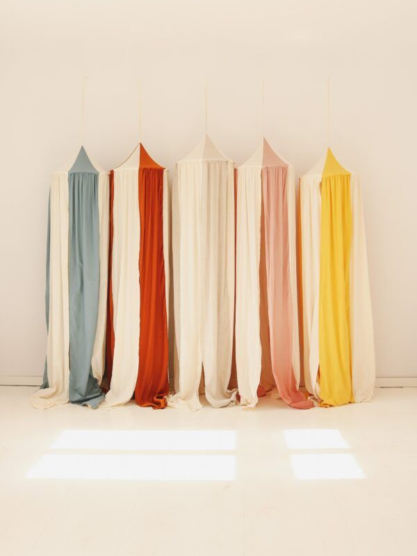 Organic Cotton and Linen Canopy - Cream Circus - Image 12