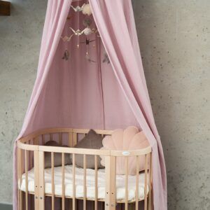 Organic Cotton Canopy - Baby Pink
