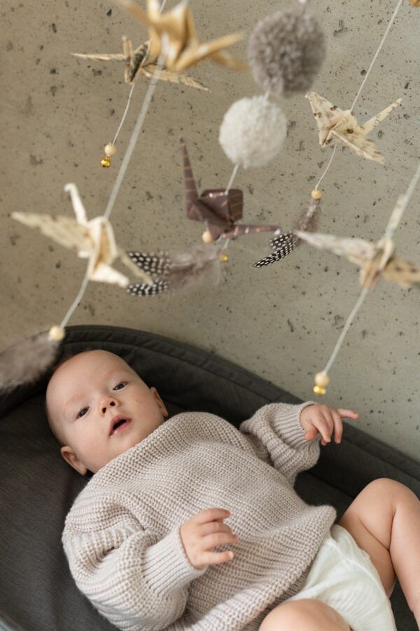 Origami Nursery Mobile - Gold Dust - Image 8