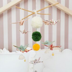 Origami Nursery Mobile - Vintage Vibe