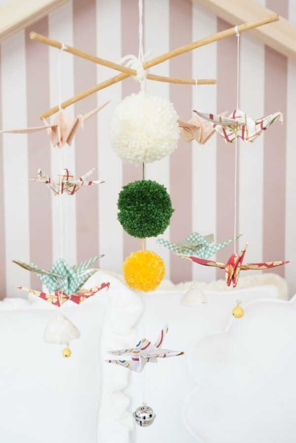 Origami Nursery Mobile - Vintage Vibe - Image 2