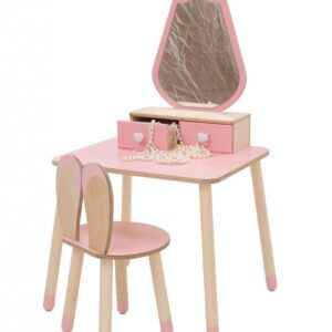 Princess Beauty Table and Chair with Mirror - Tulip