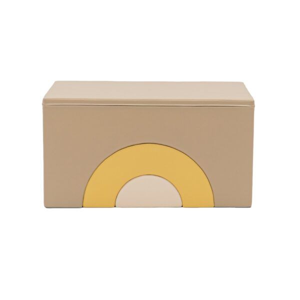 Rainbow Bridge Soft Play Set - Beige & Honey - Image 2