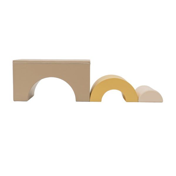 Rainbow Bridge Soft Play Set - Beige & Honey - Image 5