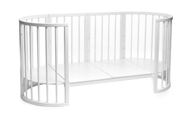 Round Baby Crib OLIN - White - Image 6