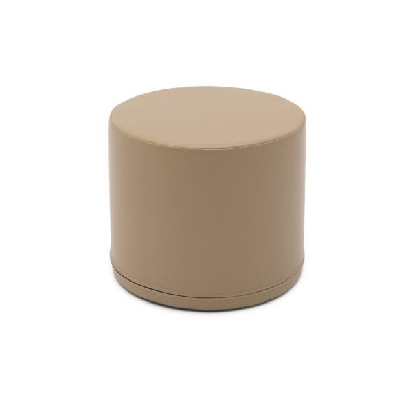 Kleiner Spiel-Pouf Zylinder - Beige