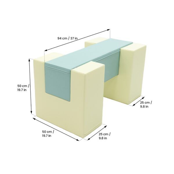 Soft Play Activity Set Balance Bridge - Light Pastel - Image 5