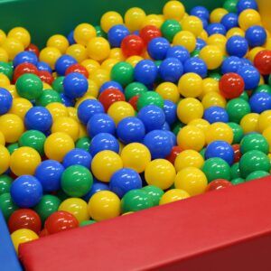 Bällebad-Bälle für Softplay, 500 Stk. – Mehrfarbig