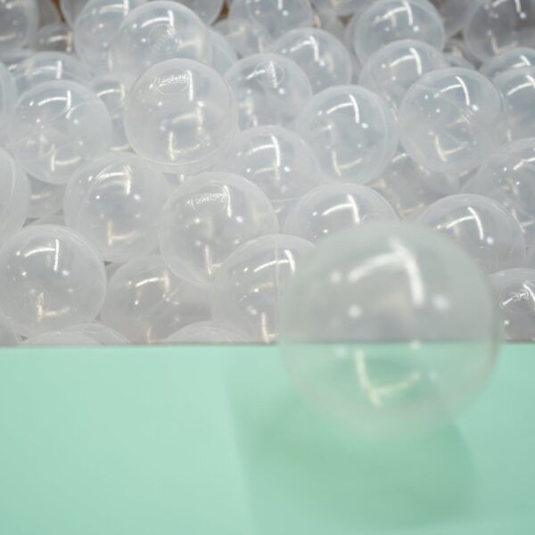 Soft Play Ball Pit Balls 500pc - Translucent - Image 3