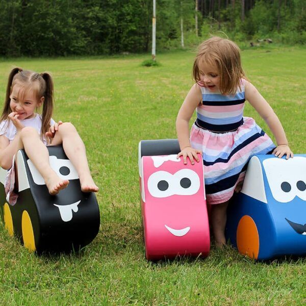 Soft Play Ride On Toy - Blue Car - Image 6