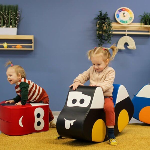Soft Play Ride On Toy - Red Car - Image 5