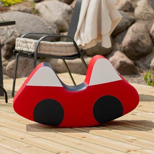 Soft Play Ride On Toy - Red Car - Image 6