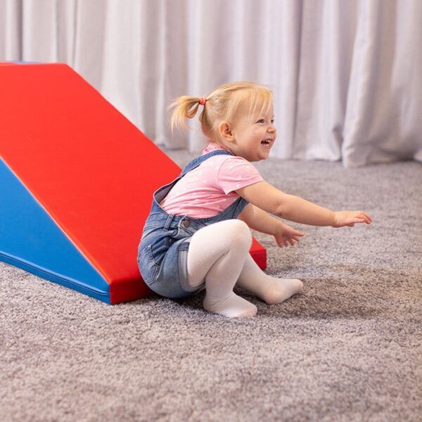 Soft Play Step and Slide Set - Blue and Red - Image 8